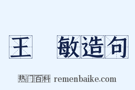 王時敏造句是什么意思的图片